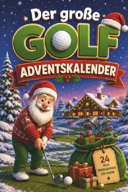 Der große Golf-Adventskalender: 24 Tage voller Rätsel, Fakten, Quiz & Mitmachseiten by Friedhelm Wichtel