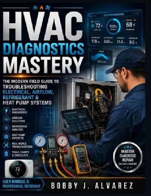 HVAC Diagnostics Mastery: The Modern Field Guide to Troubleshooting Electrical, Airflow, Refrigerant & Heat Pump Systems by Bobby J. Alvarez