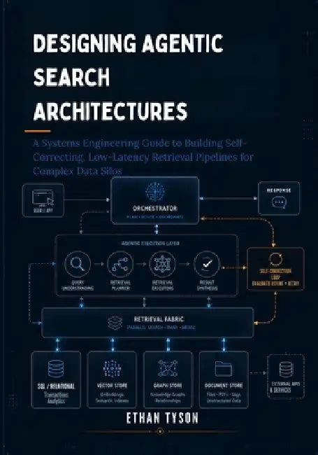 Designing Agentic Search Architectures: A Systems Engineering Guide to Building Self-Correcting, Low-Latency Retrieval Pipelines for Complex Data Silo by Ethan Tyson