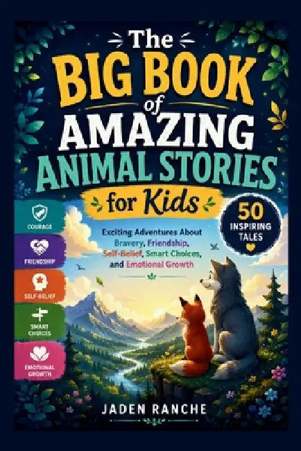 The Big Book of Amazing Animal Stories for Kids: Exciting Adventures About Bravery, Friendship, Self-Belief, Smart Choices, and Emotional Growth by Jaden Ranche
