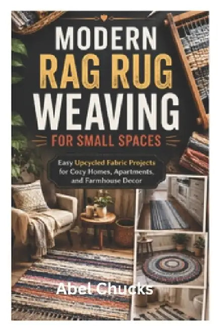 Modern Rag Rug Weaving for Small Spaces: Easy Upcycled Fabric Projects for Cozy Homes, Apartments, and Farmhouse Decor by Abel Chucks