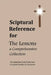 Scriptural Reference for The Lessons, A Comprehensive Collection by Mary B. Carpenter, Carla R. Mancari