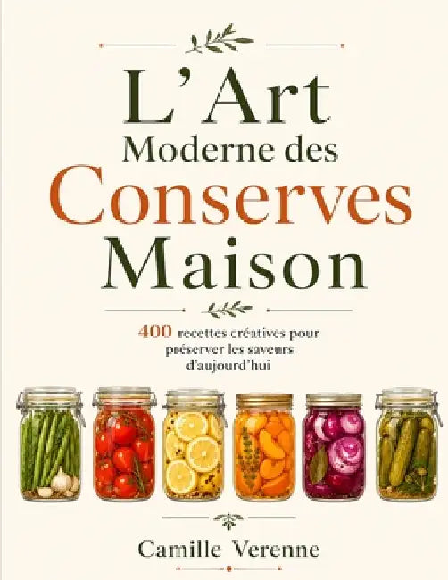 L'Art Moderne Des Conserves Maison: 400 Recettes Créatives Pour Préserver Les Saveurs D'aujourd'hui by Camille Verenne
