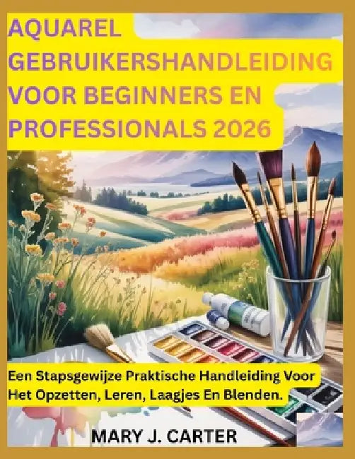 Aquarel Gebruikershandleiding Voor Beginners En Professionals 2026: Een Stapsgewijze Praktische Handleiding Voor Het Opzetten, Leren, Laagjes En Blend by Mary J. Carter
