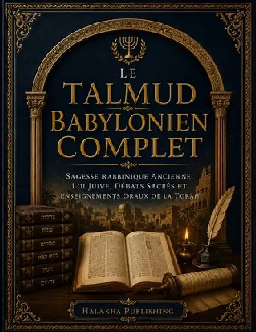 Le Talmud Babylonien Complet: Sagesse rabbinique ancienne, loi juive, débats sacrés et enseignements oraux de la Torah by Halakha Publishing