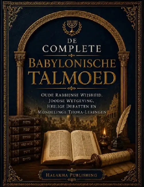 De Complete Babylonische Talmoed: Oude rabbijnse wijsheid, Joodse wetgeving, heilige debatten en mondelinge Thora-leringen by Halakha Publishing
