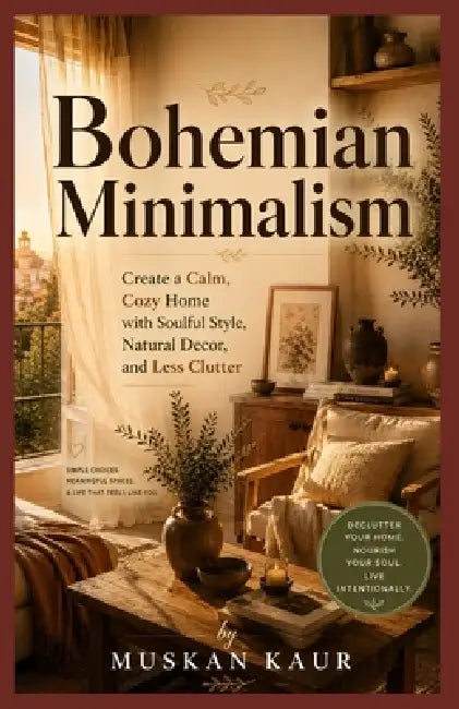 Bohemian Minimalism: Create a Calm, Cozy Home with Soulful Style, Natural Decor, and Less Clutter by Muskan Kaur