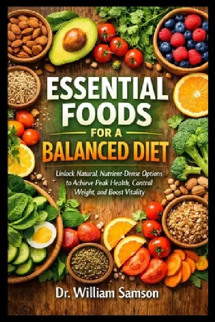Essential Foods for a Balanced Diet: Unlock Natural, Nutrient-Dense Options to Achieve Peak Health, Control Weight, and Boost Vitality by William Samson