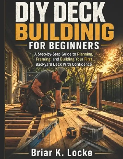 DIY Deck Building for Beginners: A Step-by-Step Guide to Planning, Framing, and Building Your First Backyard Deck With Confidence by Briar K. Locke