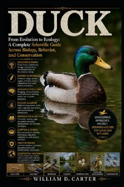 Duck: From Evolution to Ecology: A Complete Scientific Guide Across Biology, Behavior, and Conservation by William D. Carter