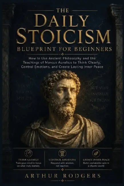 The Daily Stoicism Blueprint for Beginners: How to Use Ancient Philosophy and the Teachings of Marcus Aurelius to Think Clearly, Control Emotions, and by Arthur Rodgers
