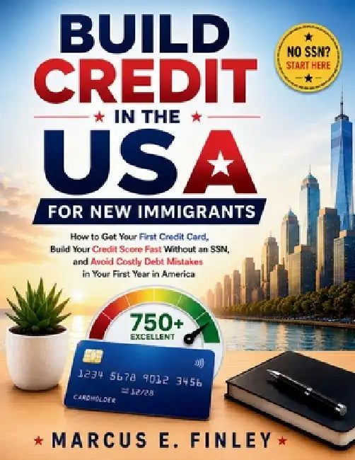 Build Credit in the USA for New Immigrants: How to Get Your First Credit Card, Build Your Credit Score Fast Without an SSN, and Avoid Costly Debt Mist by Marcus E. Finley