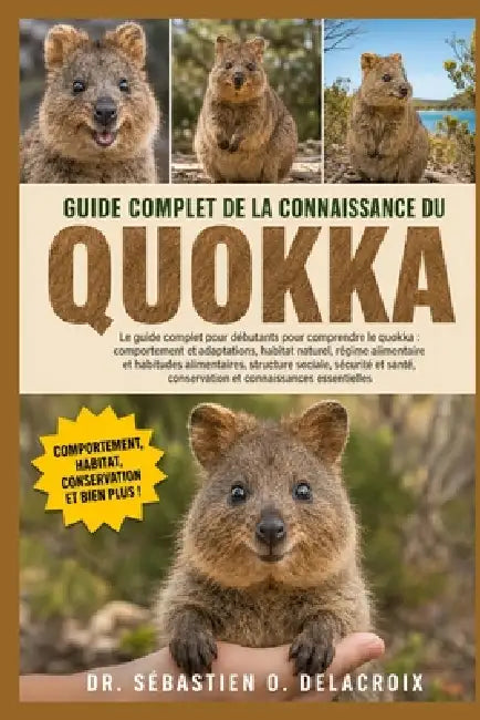 Guide Complet de la Connaissance Du Quokka: Le guide complet pour débutants pour comprendre le quokka: comportement et adaptations, habitat naturel, r by Sébastien O. Delacroix
