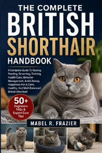 The Complete British Shorthair Handbook: A Complete Guide To Raising, Feeding, Grooming, Training, Health Care, Behavior Management, And Lifelong Happ by Mabel R. Frazier