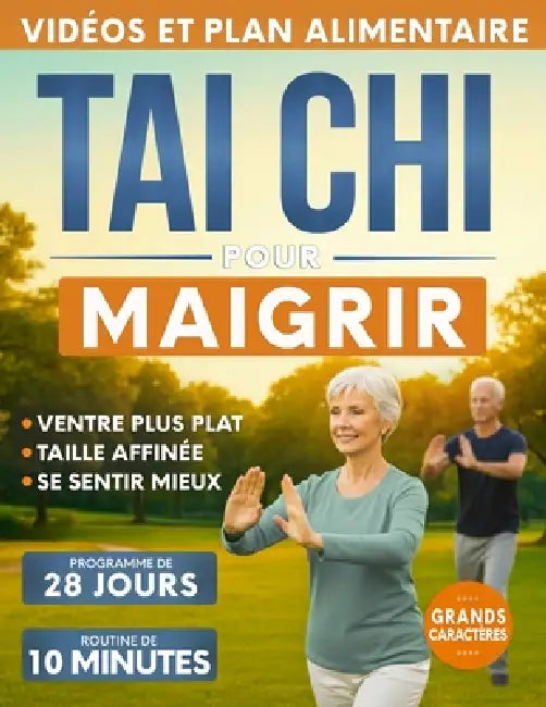 Tai Chi pour Maigrir: Défi de 28 Jours pour Perdre la Graisse du Ventre, Affiner la Silhouette et se Sentir Mieux Routine Quotidienne de 10 Minutes av by Morgan Fujita