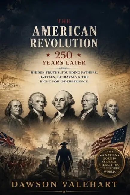 The American Revolution 250 Years Later: Hidden Truths, Founding Fathers, Battles, Betrayals & the Fight for Independence by Dawson Valehart