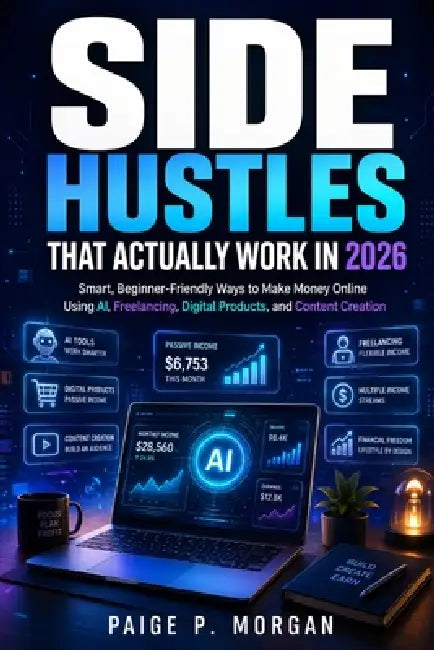 Side Hustles That Actually Work in 2026: Practical Ways to Earn Extra Income with Freelancing, Digital Products, AI Tools, and Online Business Ideas by Paige P. Morgan