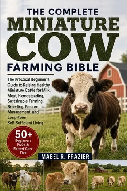 The Complete Miniature Cow Farming Bible: The Practical Beginner's Guide to Raising Healthy Miniature Cattle for Milk, Meat, Homesteading, Sustainable by Mabel R. Frazier