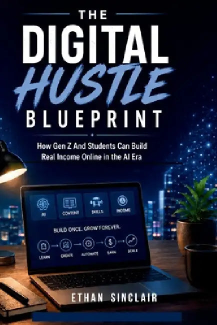The Digital Hustle Blueprint: How Gen Z and Students Can Build Real Income Online in the AI Era by Ethan Sinclair