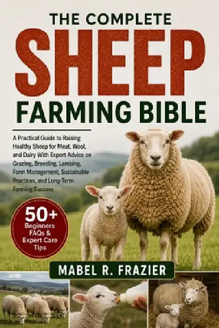 The Complete Sheep Farming Bible: A Practical Guide to Raising Healthy Sheep for Meat, Wool, and Dairy With Expert Advice on Grazing, Breeding, Lambin by Mabel R. Frazier