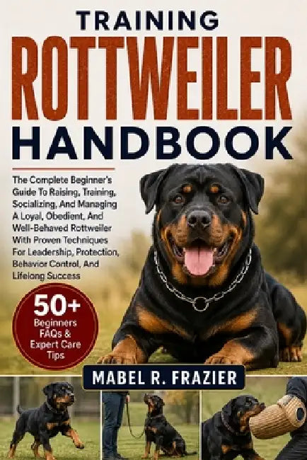 Rottweiler Training Handbook: The Complete Beginner's Guide To Raising, Training, Socializing, And Managing A Loyal, Obedient, And Well-Behaved Rottwe by Mabel R. Frazier