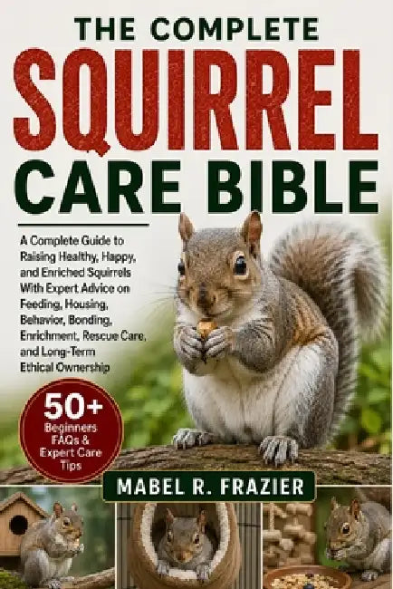 The Complete Squirrel Care Bible: A Complete Guide to Raising Healthy, Happy, and Enriched Squirrels With Expert Advice on Feeding, Housing, Behavior, by Mabel R. Frazier
