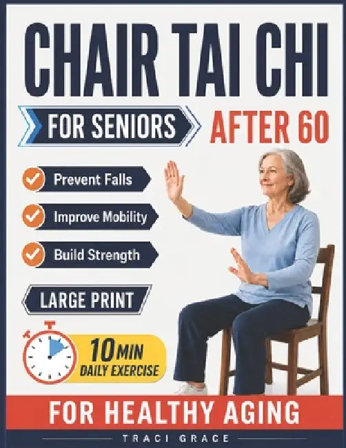 Chair Tai Chi for Seniors After 60: 10-Minute Daily Exercises to Prevent Falls, Improve Mobility, and Build Strength for Healthy Aging by Traci Grace
