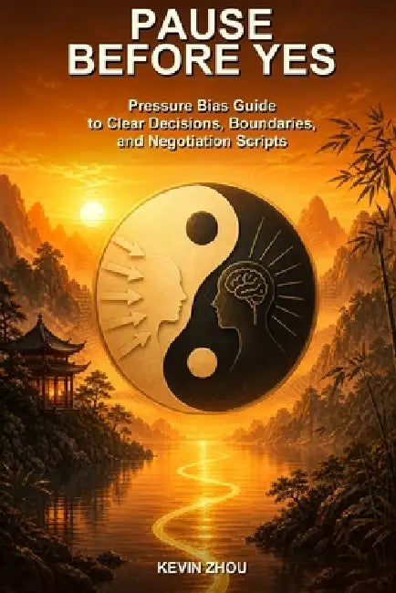 Pause Before Yes: Pressure Bias Guide to Clear Decisions, Boundaries, and Negotiation Scripts by Kevin Zhou