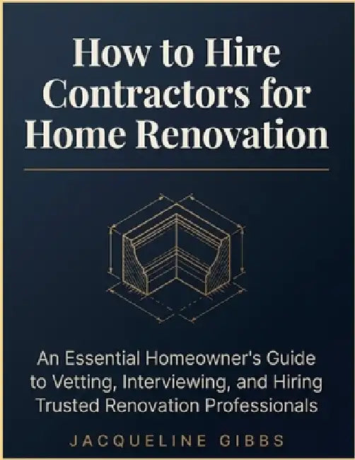 How To Hire Contractors For Home Renovation: An Essential Homeowner's Guide to Vetting, Interviewing, and Hiring Trusted Renovation Professionals by Jacqueline Gibbs