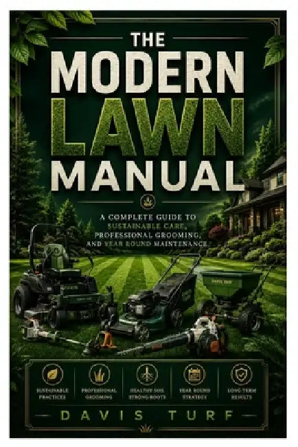 The Modern Lawn Manual: A Complete Guide to Sustainable Care, Professional Grooming, and Year Round Maintenance by Davis Turf