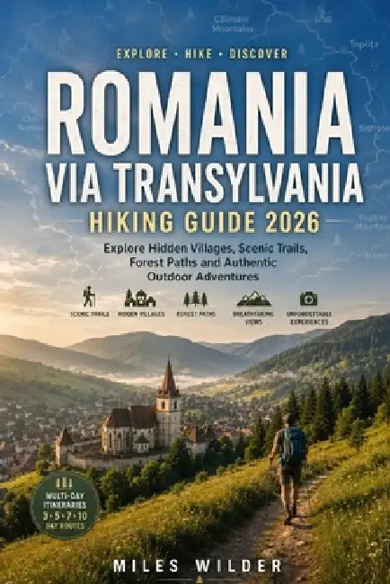 Romania Via Transylvania Hiking Guide 2026: Explore Hidden Villages, Scenic Trails, Forest Paths and Authentic Outdoor Adventures by Miles Wilder