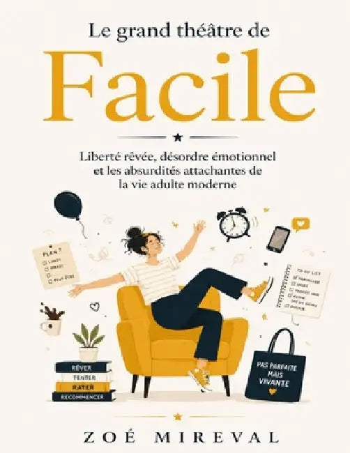 Le grand théâtre de Facile: Liberté rêvée, désordre émotionnel et les absurdités attachantes de la vie adulte moderne by Zoé Mireval