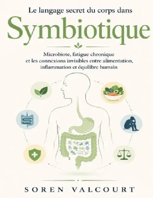 Le langage secret du corps dans Symbiotique: Microbiote, fatigue chronique et les connexions invisibles entre alimentation, inflammation et équilibre by Soren Valcourt
