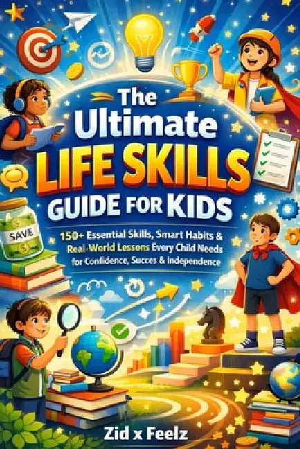 The Ultimate Life Skills Guide for Kids: 150+ Essential Skills, Smart Habits & Real-World Lessons Every Child Needs for Confidence, Success & Independ by Zid X. Feelz
