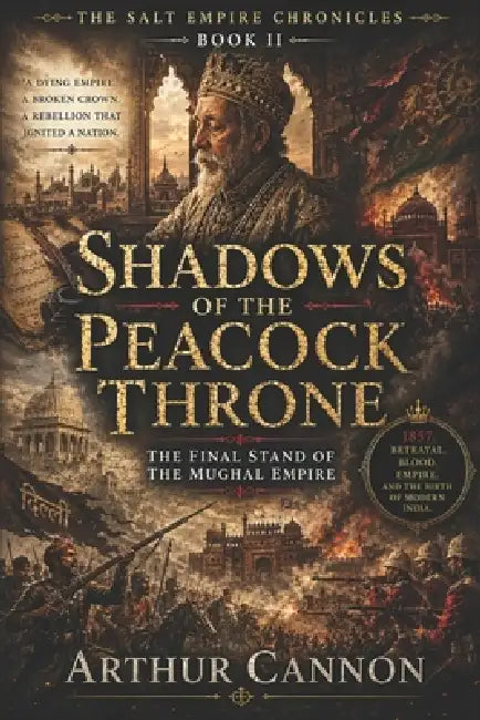 Shadows of the Peacock Throne: The Final Stand of the Mughal Empire: Betrayal, Rebellion, and the Violent Collapse of Mughal India by Arthur Cannon