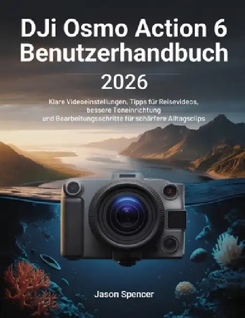 DJI Osmo Action 6 Benutzerhandbuch 2026: Klare Videoeinstellungen, Tipps für Reisevideos, bessere Toneinrichtung und Bearbeitungsschritte für schärfer by Jason Spencer