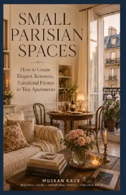 Small Parisian Spaces: How to Create Elegant, Romantic, Functional Homes in Tiny Apartments by Muskan Kaur