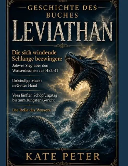 Geschichte Des Buches Leviathan: Die sich windende Schlange bezwingen: Jahwes Sieg über den Wasserdrachen aus Hiob 41 Unbändige Macht in Gottes Hand V by Kate Peter