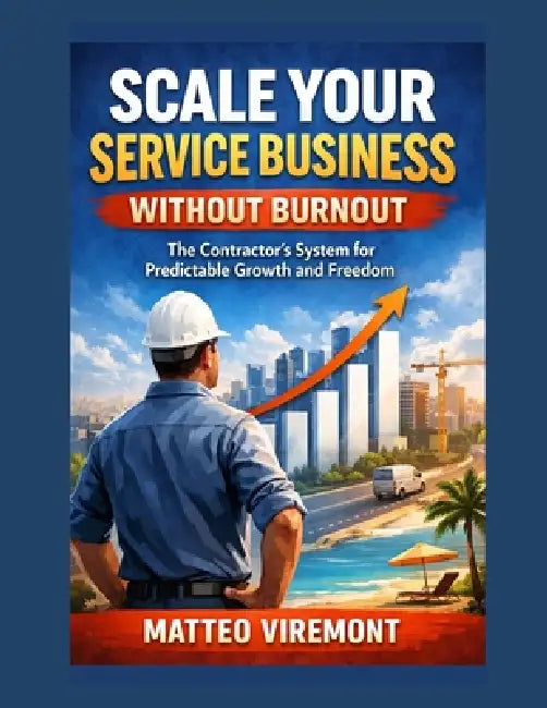 Scale Your Service Business Without Burnout: The Contractor's System for Predictable Growth and Freedom by Matteo Viremont