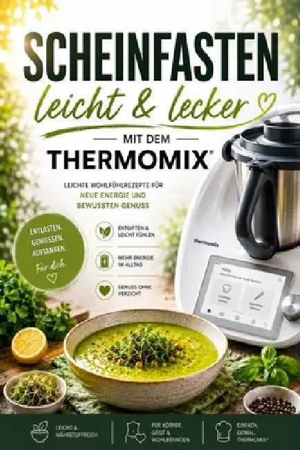 Scheinfasten leicht & lecker mit dem Thermomix: Leichte Wohlfühlrezepte für neue Energie und bewussten Genuss by Luna Krämer