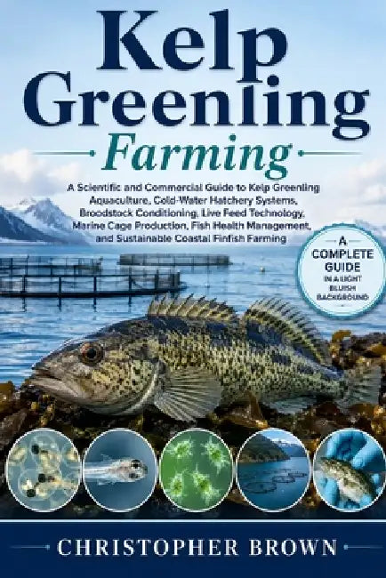 Kelp Greenling Farming: A Scientific and Commercial Guide to Kelp Greenling Aquaculture, Cold-Water Hatchery Systems, Broodstock Conditioning, Live Fe by Christopher Brown