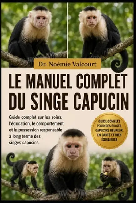 Le Manuel Complet Du Singe Capucin: Guide complet sur les soins, l'éducation, le comportement et la possession responsable à long terme des singes cap by Noémie Valcourt