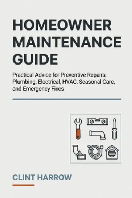 Homeowner Maintenance Guide: Practical Advice for Preventive Repairs, Plumbing, Electrical, HVAC, Seasonal Care, and Emergency Fixes by Alice Schwartz, Clint Harrow