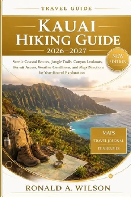 Kauai Hiking Guide 2026-2027: Scenic Coastal Routes, Jungle Trails, Canyon Lookouts, Permit Access, Weather Conditions, and Map Directions for Year-Ro by Ronald A. Wilson