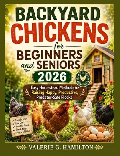 BACKYARD CHICKENS for BEGINNERS and SENIORS 2026: Easy Homestead Methods for Raising Happy, Productive, Predator-Safe Flocks by Valerie G. Hamilton