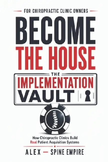 Become The House: The Implementation Vault: How Chiropractic Clinics Build Real Patient Acquisition Systems by Alex Ben Rejeb