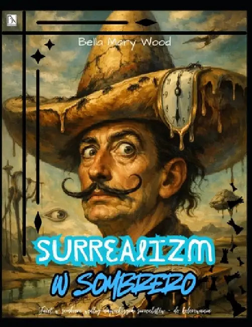 Surrealizm w Sombrero, czyli Facet w sombrero wedlug największych surrealistów - do kolorowania: książka sztuka rysowania by Bella Mary Wood
