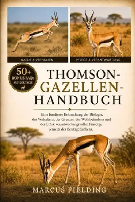 Thomson-Gazellen-Handbuch: Eine fundierte Erforschung der Biologie, des Verhaltens, der Grenzen des Wohlbefindens und der Ethik verantwortungsvoller F by Marcus Fielding