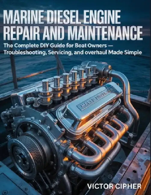 Marine Diesel Engine Repair and Maintenance: The Complete DIY Guide for Boat Owners - Troubleshooting, Servicing, and Overhaul Made Simple by Victor Cipher