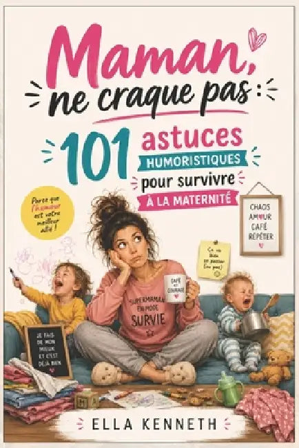 Maman, ne craque pas: 101 astuces humoristiques pour survivre à la maternité; Le guide drôle et décomplexé pour traverser les hauts et les bas de la v by Ella Kenneth
